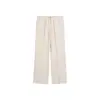 Pantalones Largos Sumeihui Nórdicos Tot con Cintura Elástica y Cordón para Mujer Nueva Colección Primavera/Verano 2026 Casual de Cintura Alta Pierna Ancha