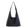 Bolso Tote de Piel Suave de Alta Gama Estilo Coreano para Mujer Verano 2025 Gran Capacidad Retro Simple Bolso de Hombro para el Trabajo