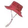 Sombrero de Sol de Color Sólido Sombrero de Jungla Sombrero de Pesca al Aire Libre de Verano Circunferencia de Cabeza Grande Transpirable Sombrero de Ala Grande Sombrero de Pescador con Protección Solar