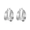 Pendientes Amplios Curvos de Latón Estilo Europeo y Americano, Pendientes de Gama Alta Hechos de Material de Cobre, Oro de 18 Quilates, Pendientes para Mujer Estilo Lujo Ligero