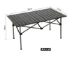 Mesas y sillas plegables personalizadas para exteriores, silla luna portátil para acampar, juego de mesa tipo rollo de huevo, equipo de camping, mesa plegable para mesa y silla