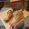 Sapatos infantis, coturnos femininos infantis, galochas amarelas infantis, botas para meninos, botas curtas estilo britânico novo para crianças mais velhas, estilo único