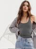 Exportación Transfronteriza Europea y Americana Ropa de Mujer Amazon Nuevo Multicolor Tops Ajustados Puro Deseo Chaleco de Mujer de Alta Gama con Forma de Y