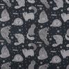 Em estoque atacado gatinho fofo poliéster algodão tingido com fio jacquard almofada travesseiro bagagem sapatos e chapéus roupas pano decorativo