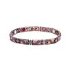 Bestseller transfronteiriço: Pulseira em formato de cruz com padrão de dragão bicolor, pulseira magnética destacável de casal, moda europeia e americana