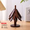 Esterilla Aislante del Calor, Esterilla Antiescaldado en Forma de Árbol, Esterilla Aislante del Calor para Mesa de Comedor, Esterilla de Madera de Bambú de Gama Alta para Platos y Tazones de Cena, Decoración de Esterilla de Madera de Bambú Resistente a Altas Temperaturas
