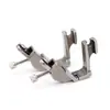 S537 Pie Prensatelas Plano para Tirar Banda Elástica Banda de Hombro Elástica Pie Prensatelas para Fruncir Plegado con Goma Accesorios para Máquina de Coser