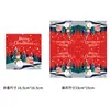 Platos de papel desechables temáticos de muñeco de nieve navideño transfronterizos, vasos de papel, servilletas de papel, vajilla, decoración de set para fiesta de cumpleaños