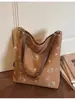 2026 Bolsa de Lona Linda Nueva Moda Dibujos Animados Bolso de Hombro Gran Capacidad Casual Exquisito Bolso Tote para Viaje