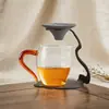 Nuevo Estilo Colador de Té Xiangyun Sin Poros y Filtro Integrado Taza de Ceremonia Embudo Filtro de Café Juego de Té para Preparar Té, Filtro de Cerámica