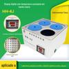 Incubadora de Banho-Maria de Laboratório Personalizada de Linha Dupla com Quatro Furos Hh-4J Aquecimento Elétrico Display Digital Banho-Maria de Temperatura Constante com Tanque Interno de Aço Inoxidável