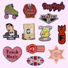Série de Acessórios de Vestuário Versáteis Quentes de Venda Transfronteiriça Emblemas Metálicos Broches Broches de Lapela