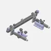 Acessórios para máquina de serigrafia tela de malha para máquina quadros de tela esquerdos e direitos quadros de fixação de tela grampos de fixação máquina de serigrafia de superfície curva acessórios rodo