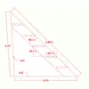 Escadas Galvanizadas com Estrutura Simples de Aço, Antiderrapantes e Espessadas, Adequadas para Uso Externo e Interno, Escadas de Sótão