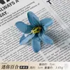 Flores de Lirio Pequeñas Simuladas, Pequeños Brotes de Lirio del Valle de 7 cm, Cabezas de Orquídeas Pequeñas, Producción de Tocados para Minorías Étnicas, Decoración de Cajas de Regalo