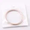Europa e Estados Unidos Transfronteiriço Novo 2023 Pulseira de silicone com pintura folheada a ouro Amazon camada única pulseira de silicone feminina com pintura folheada a ouro
