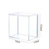 Caja de acrílico para persianas, expositor portátil, transparente, para guardar muñecas, bonita caja de almacenamiento Bubble Mart