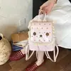 Mochila Fofa de Bolinhas Transfronteiriça para Mulheres 2026 Nova Moda Estilosa Pequena Mochila Escolar Versátil Pequena Mochila para o Dia a Dia