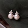 Princesa Diana Snow Crown Manta Rose Pearl Brincos Femininos 2025 Nova Chegada Brincos Elegantes Requintados