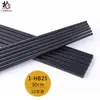 Palillos de Hotel Estilo Japonés al por Mayor Aleación Antideslizantes Resistentes al Moho Resistentes a Altas Temperaturas Alambre Retorcido Punta Afilada Juego de 10 Pares Palillos de Vajilla