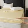 Primavera e verão simples cor sólida Lyserth lençóis de peça única dormitório doméstico lençóis de peça única cama chapéu fabricantes por atacado