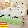Falda de Cama de Coral Fleece Pieza Única Leche Fleece Invierno Juego de Cubrecama Franela Protector de Colchón Engrosado Juego de Sábanas Antideslizante