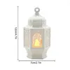 MM3D020 Portavelas Creativo de Oriente Medio Lámpara de Vela LED Adorno Festival Étnico Decoración de Escritorio Luz Nocturna Soporte de Exhibición