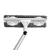 Limpiacristales telescópico de mango largo, limpiacristales de doble cara, cepillo para limpiar cristales, herramienta para limpiar ventanas de edificios de gran altura, para el hogar