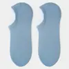 Meias Invisíveis Masculinas de Algodão Puro, Cor Sólida, Painel Lateral, Calcanhar Antiderrapante de Silicone, Meias Curtas de Verão Ultrafinas, Meias Zhuji