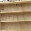 Caixa de Armazenamento Blind Box, Madeira Maciça, Montável na Parede, Caixa de Exibição Pop Mart, Suporte de Armazenamento para Contas, Armário de Exibição de Figuras Feito à Mão