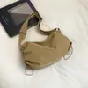 Bolso de hombro casual de gran capacidad, simple y elegante, color liso, modelo nuevo primavera 2026, bolso cruzado de alta apariencia para viajar