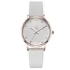 Shengke Estudiante Moda Trendy Simple Correa Agua Casual Oro Rosa Reloj de Cuarzo para Mujer