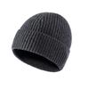 Chapéu de Lã Pura Outono e Inverno Chapéu Tricotado de Camada Dupla para Homens e Mulheres Chapéu de Lã para Idosos e de Meia Idade Quente Baotou Chapéu Frio Atacado