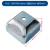 Estantes Metálicos, Tazas para Pies Cuadradas de Tubo de Acero Fundido, Bases para Pies Apilables, Equipo para Estaciones de Trabajo, Tazas para Pies de Hierro Fundido, Soportes de Bisagra, Dispositivos de Tracción