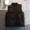 Colete Masculino Sem Manga Outono Inverno Transfronteiriço, Estiloso e Prático, Moderno, Quente, Esportivo, Gola Alta, Engrossado, Colete Quente