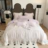 Fabricante Directo Nuoxiaomian Modelo 2026 Algodón Puro Gama Alta Estilo Helena Sábana de Cama Todo Algodón Colcha de Verano para el Hogar Juego de 4 Piezas