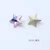 Rhinestones para Uñas Estrella de Cinco Puntas Dongzhou con Base Puntiaguda, Rhinestones en Forma de Estrella Accesorios DIY, Rhinestones Brillantes Irregulares Xiaohongshu Decoraciones para Uñas
