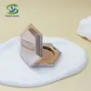Caja de Polvo Nueva Shanyi con Forma de Diamante de Doble Capa Galvanizada, Tapa Abatible, Material de Empaque para Polvo, Caja de Empaque de Plástico para Polvo con Espejo