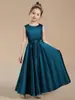 Roupa Preta de Performance para Piano Infantil Vestido de Performance para Orquestra Estudantil Moda Saia Longa de Cetim para Competição de Violino