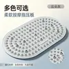 Tapete de acupressura de silicone macio líquido sólido, ultra-espesso e durável, almofada de massagem para os pés para estimulação dos meridianos e perda de peso