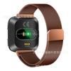 Para Fitbit Versa Correa de Metal Magnética de Malla Milanés Suministro Inmediato 10 Colores Nuevo