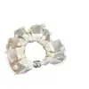 Elástico de Cabelo de Renda Nova de Malha Dongdaemun Coreano, Estiloso e Luxuoso com Strass Brilhantes e Cordão de Cabelo com Miçangas para Rabo de Cavalo