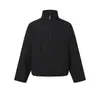 Chamarra funcional con cuello alto y cierre, nuevo modelo de otoño, silueta limpia y ajustada, diseño plisado, prenda exterior casual