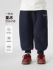 Calças Esportivas Forradas com Lã para Meninos Estilo Europeu Direito Roupas de Inverno Outono e Inverno Roupas Infantis Calças de Moletom Grossas de Lã Infantil para Bebês Inverno