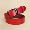 Talla grande Cinturón de Cuero para Mujer Cinturón para Mujer Venta al por Mayor Cinturón Versátil Casual para Mujer Cinturón de Piel de Vaca Alargado Mujer