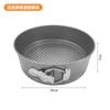 Herramientas para Hornear Pasteles con Hebilla de Cierre, Molde para Pastel Mousse con Base Desmontable, Molde Antiadherente de Acero al Carbono, Base de Panal, Horneado Divertido