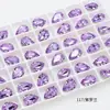 Cristal Dongzhou 12*8mm Pedrería Tipo Gota de Agua con Base Puntiaguda, Accesorios Populares para Uñas, Pedrería Personalizada de Fábrica