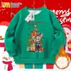 Nueva Sudadera Redonda Infantil de Zootopia Otoño e Invierno Forrada de Polar Versátil para Niños Mayores Sudadera de Navidad