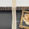 Nuevo accesorio de ropa de encaje con borde de hilo de algodón estilo Chanel, versátil, para abrigo de mujer, ropa de niño, zapatos, bolso, cinta