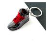 Chaveiro Pingente Sapatos de Basquete Estéreo AJ Modelo de Sapato Galvanizado Boneca Enfeites de Sapato Feitos à Mão Joias Caixa Surpresa